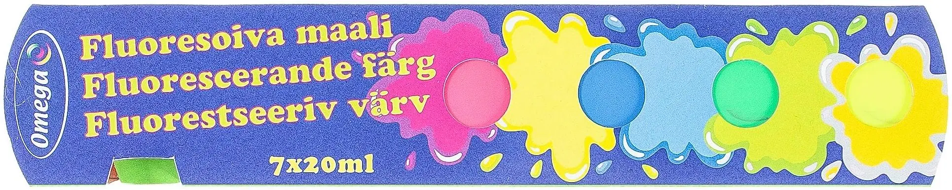 Omega Omega neonvärit 7 x 20 ml