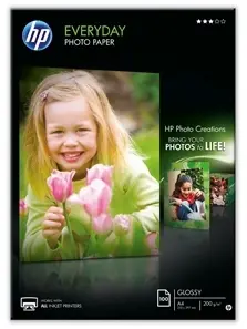 HP Everyday valokuvapaperi puolikiiltävä A4/100