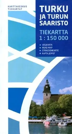 Turku ja Turun saaristo tiekartta, 1:150 000