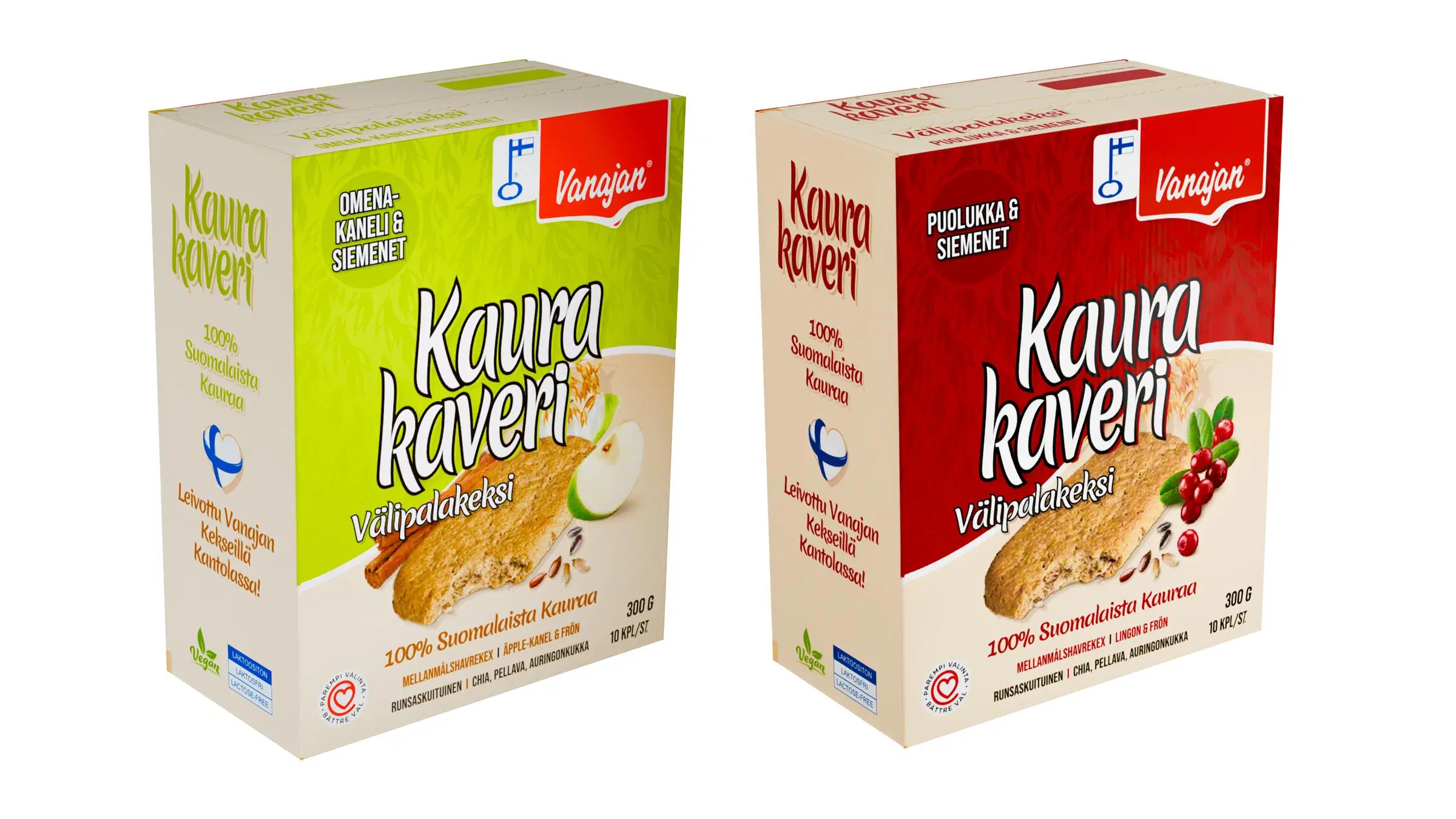 Vanajan Kaurakaveri -välipalakeksit