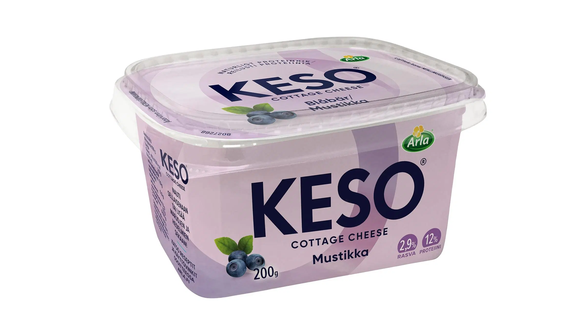 Arla Keso raejuusto-mustikka