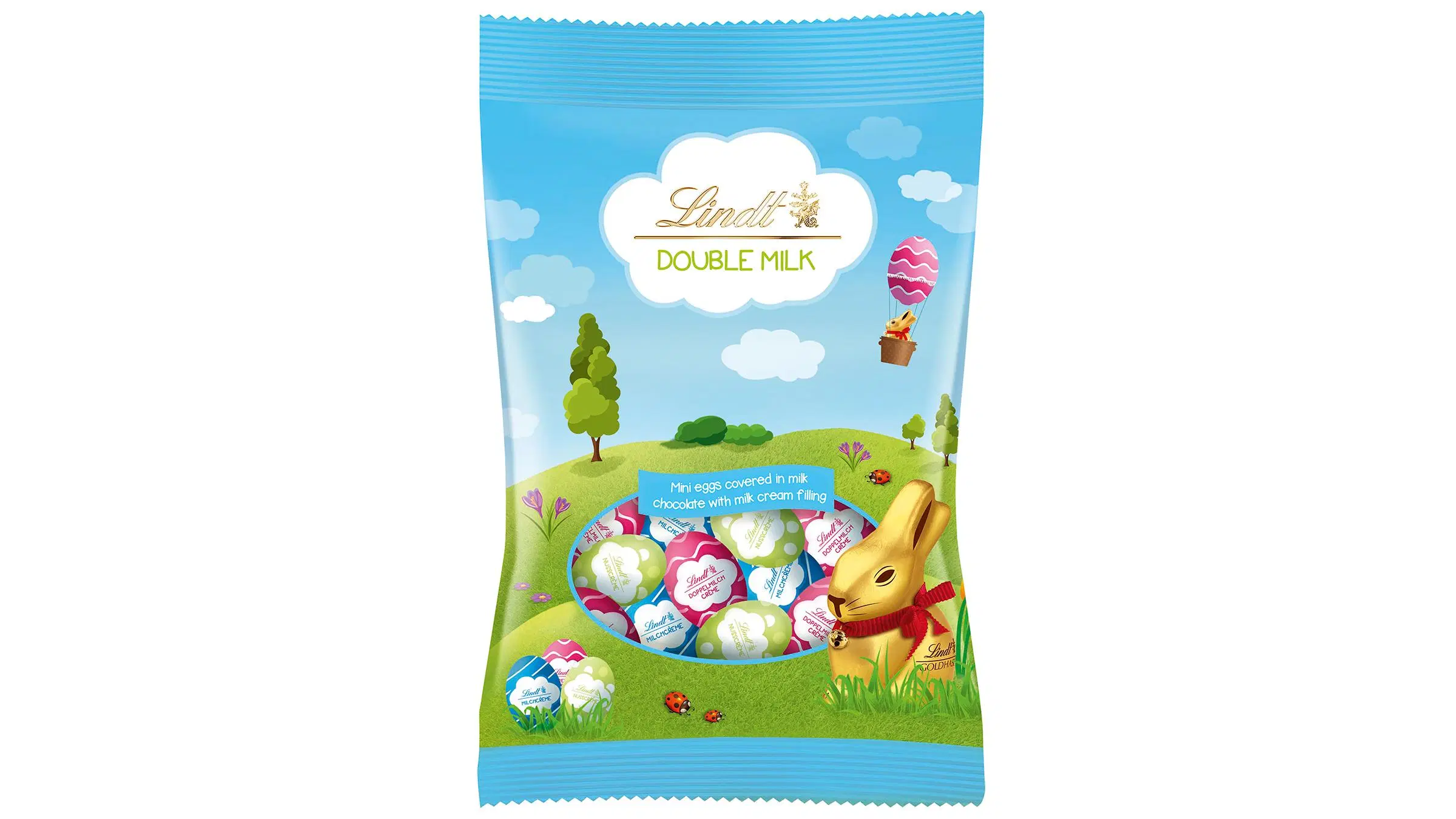 Lindt Double milk -minisuklaamunat