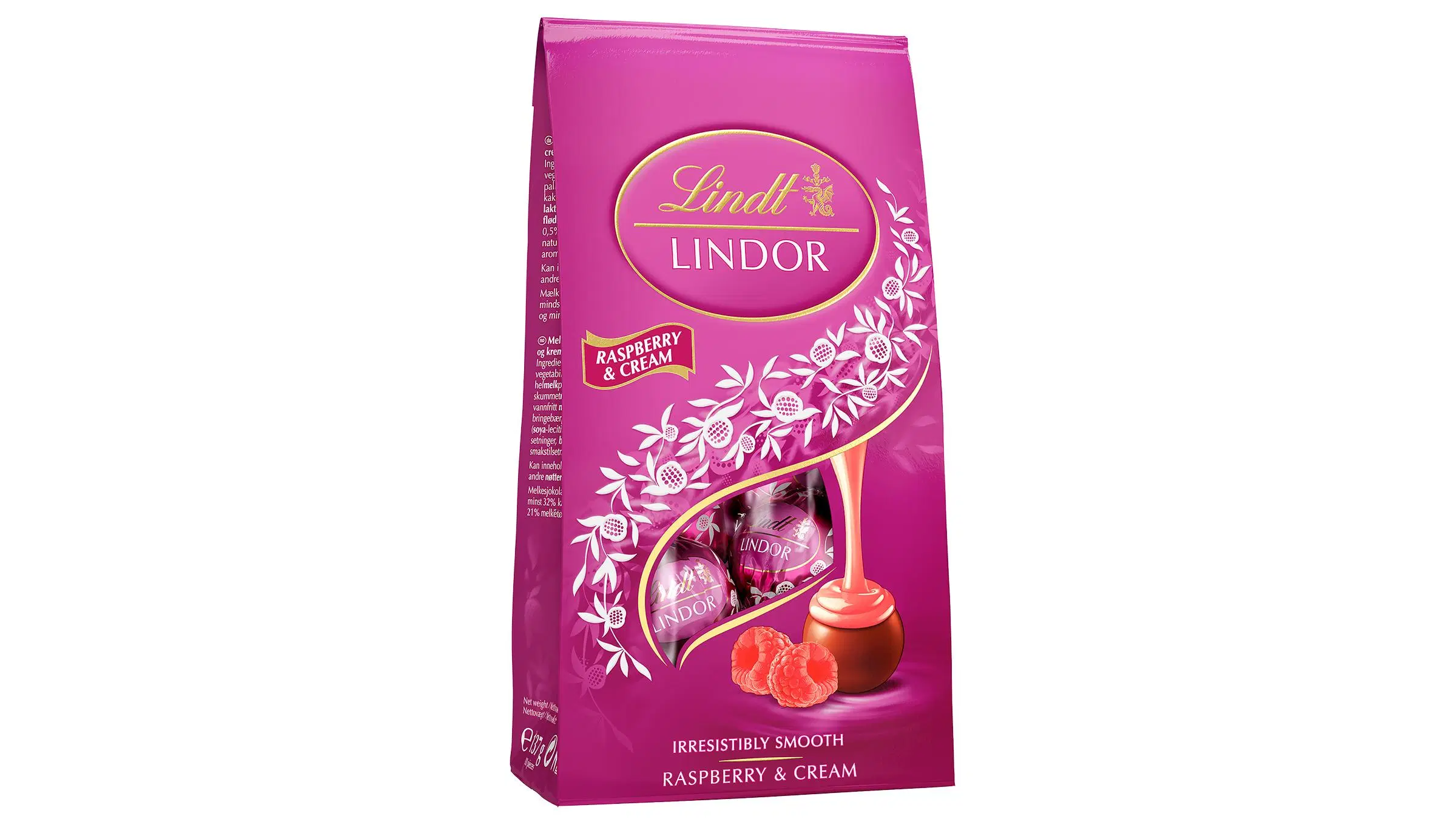 Lindt Lindor vadelma-kermasuklaakuulat