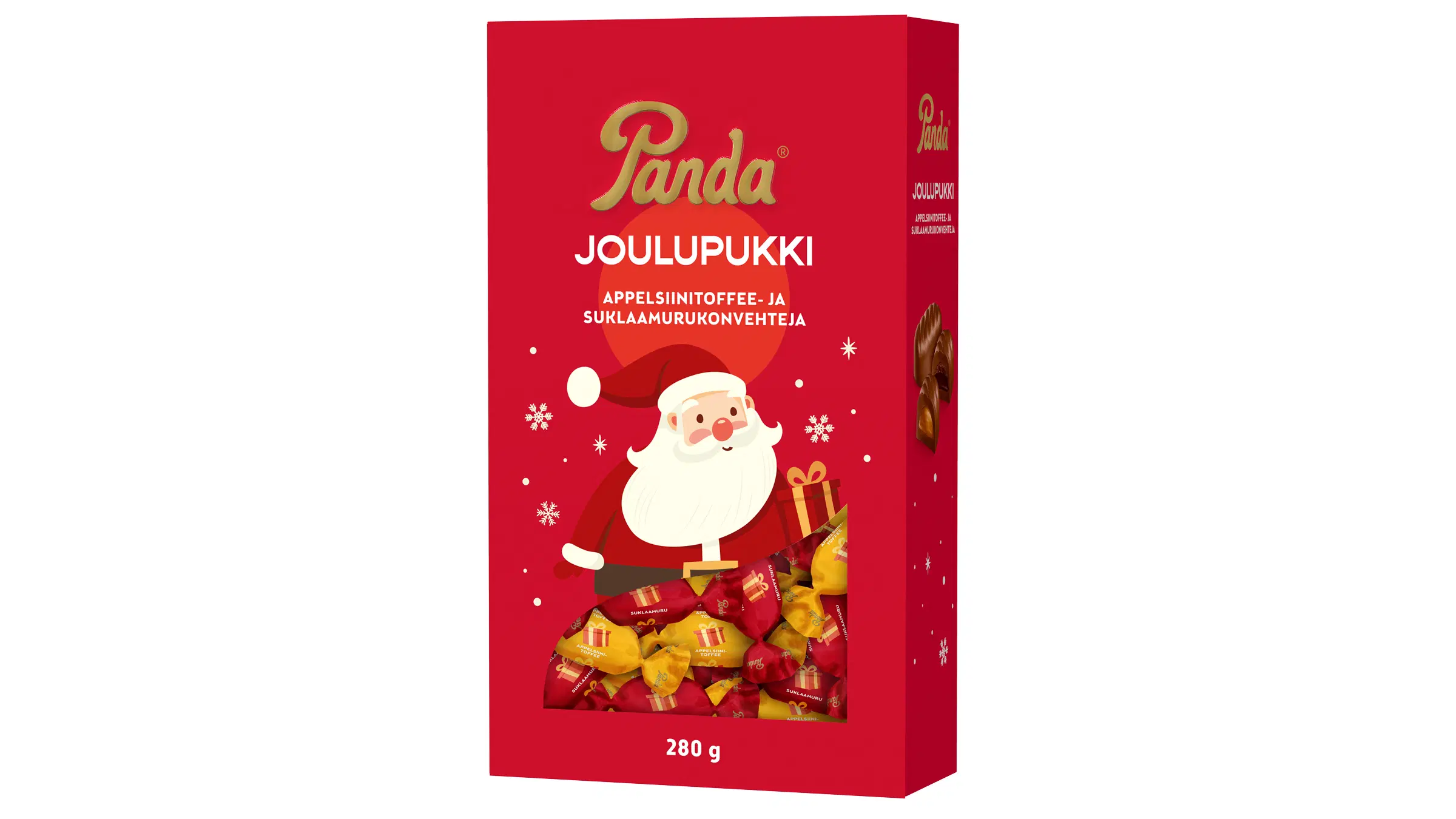 Panda Joulupukki suklaakonvehti