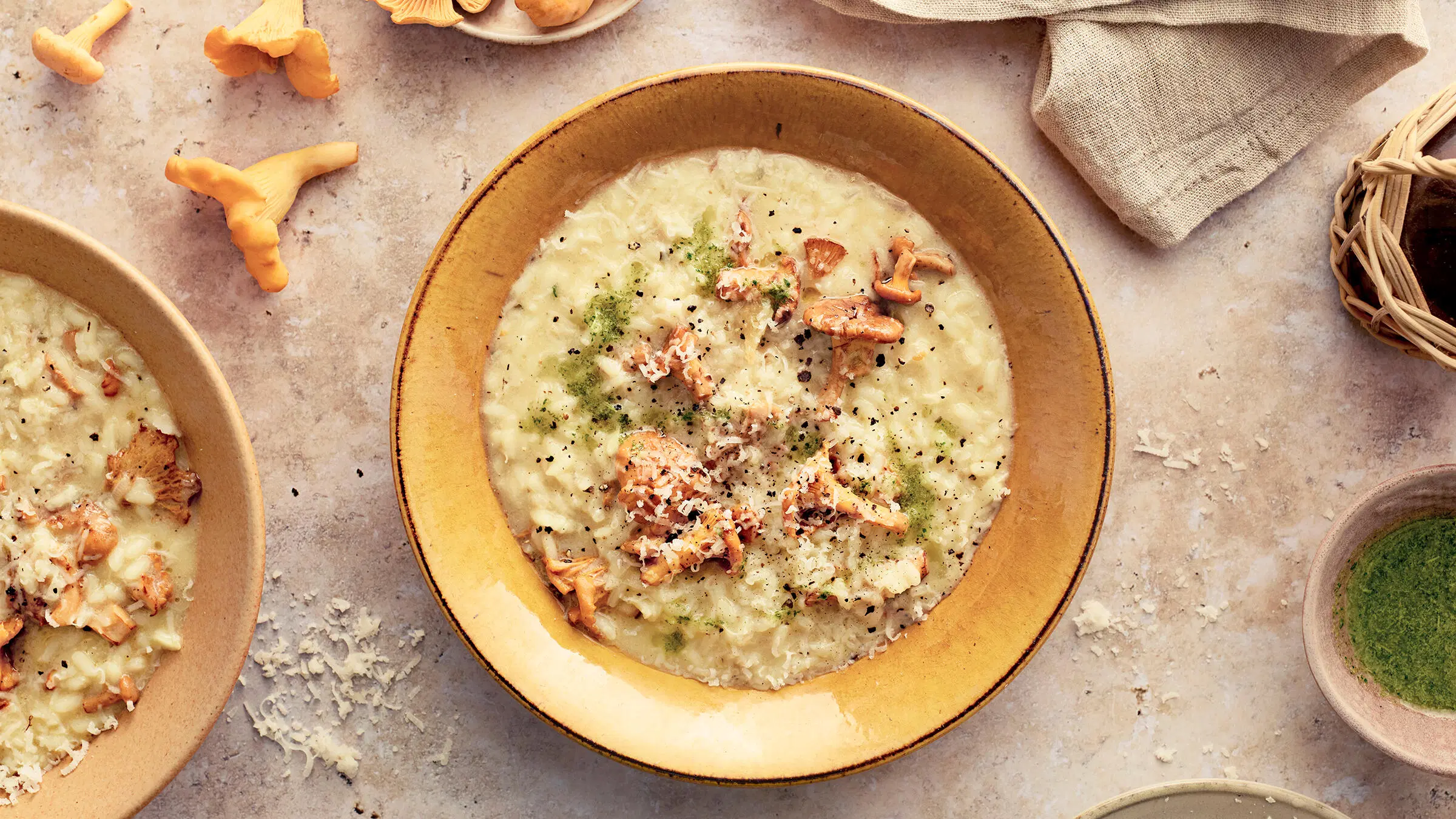 Kantarellirisotto