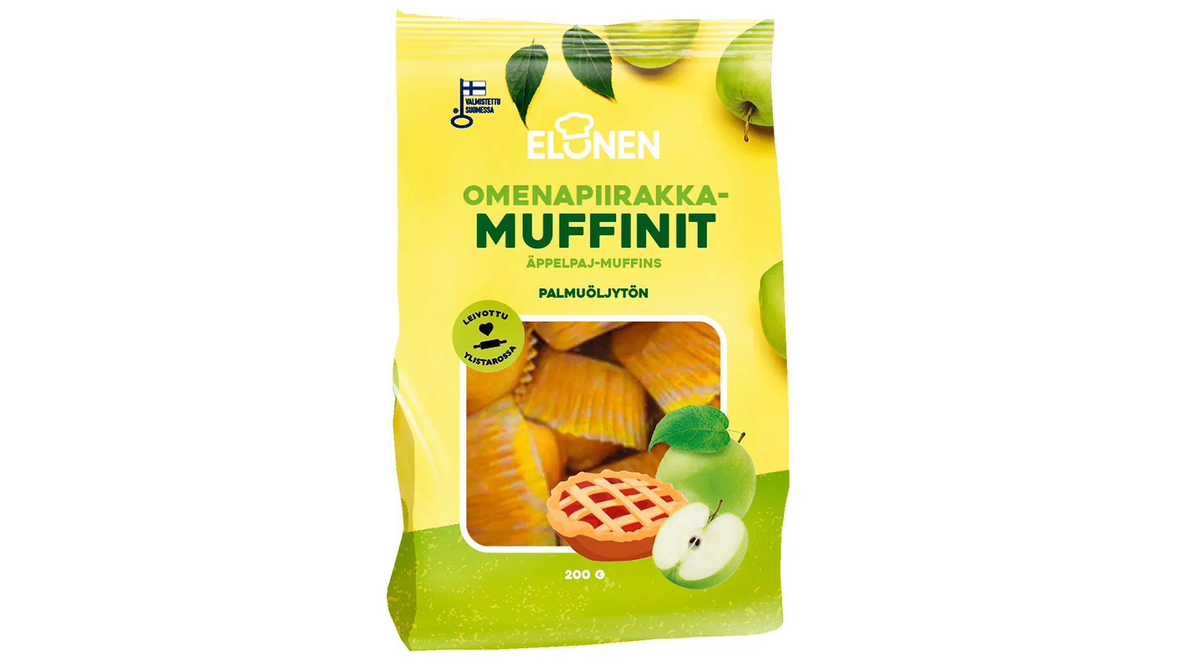 Elonen-omenapiirakkamuffinit