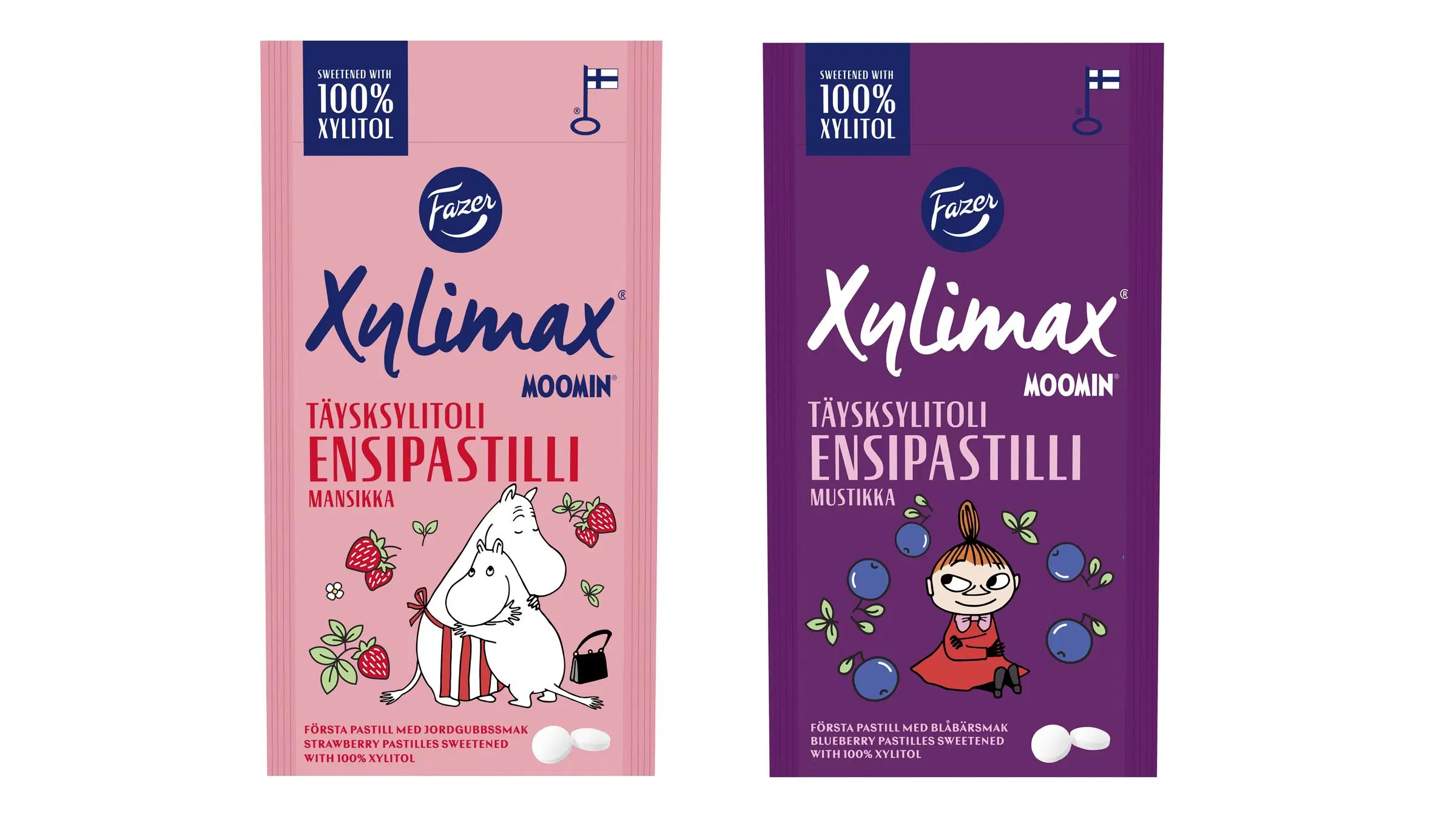 Fazer Xylimax Moomin -ensipastillit
