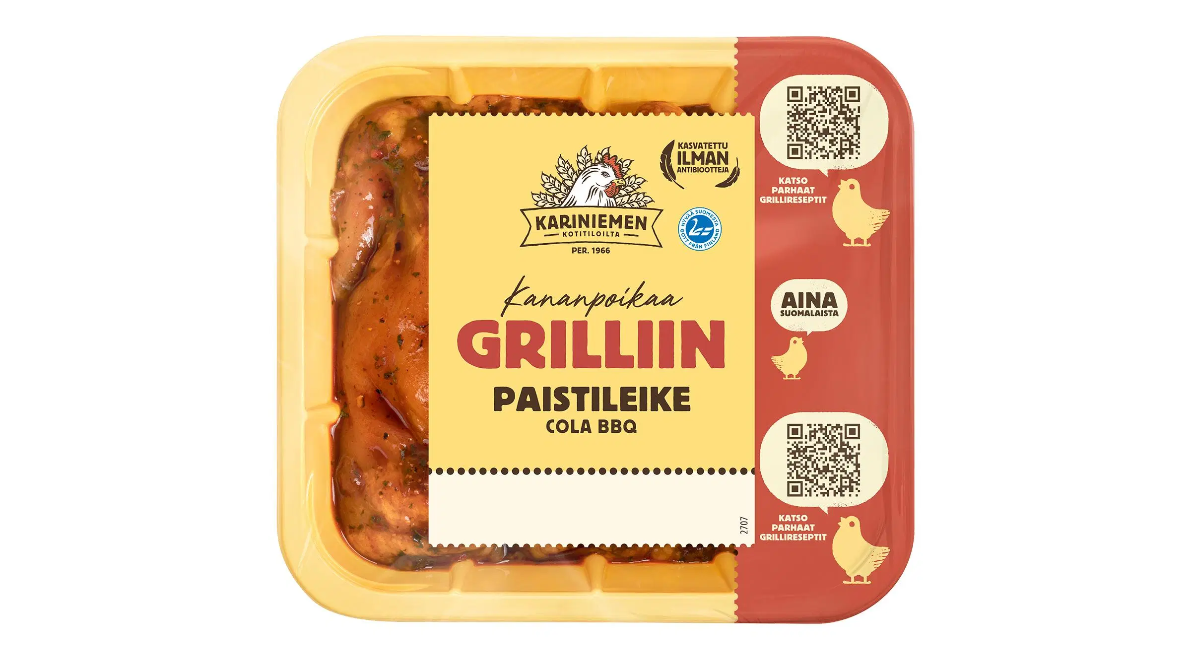 Kariniemen kananpojan paistileike Cola BBQ