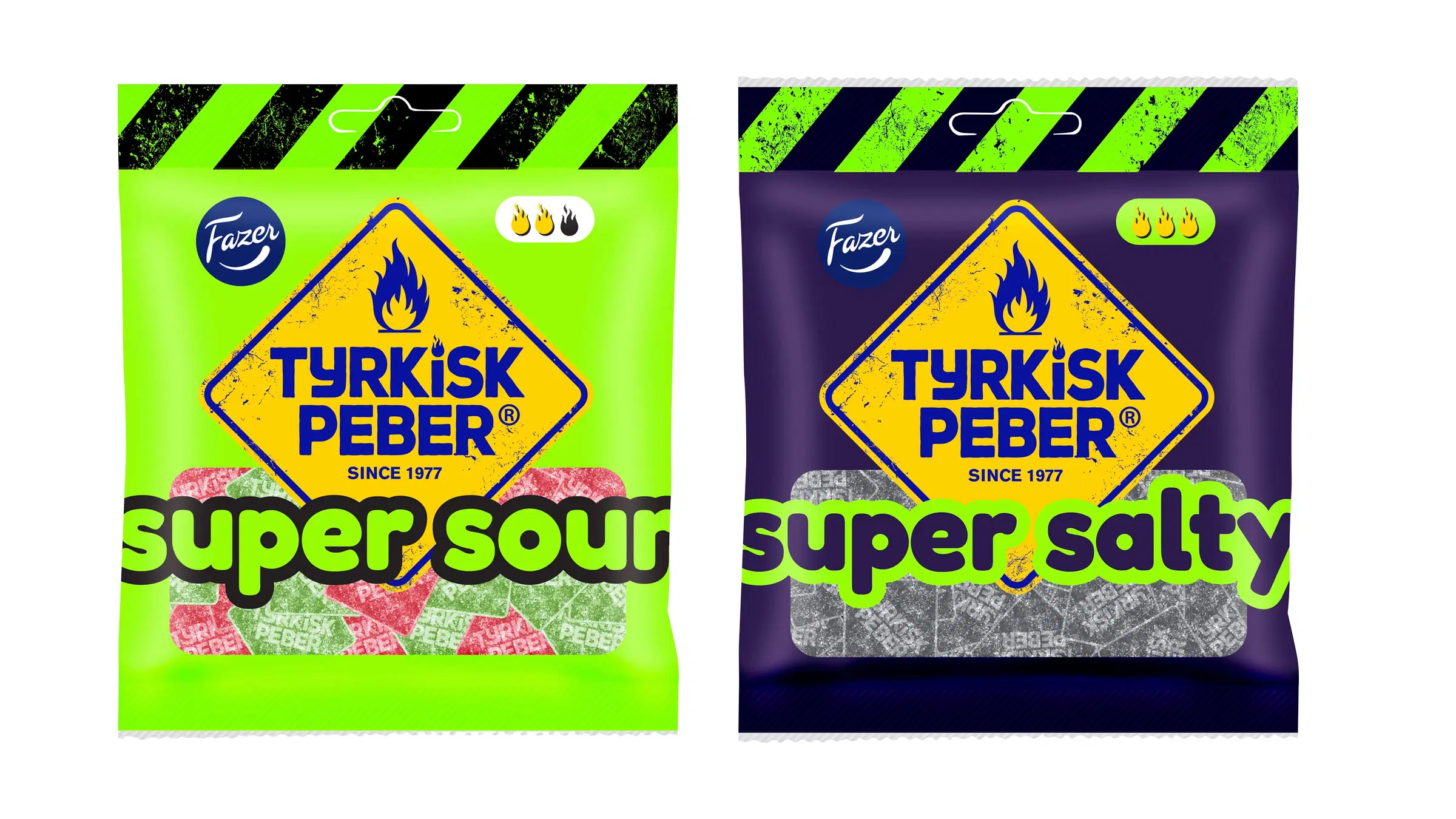 Fazer Tyrkisk Peber Super Sour ja Super Salty