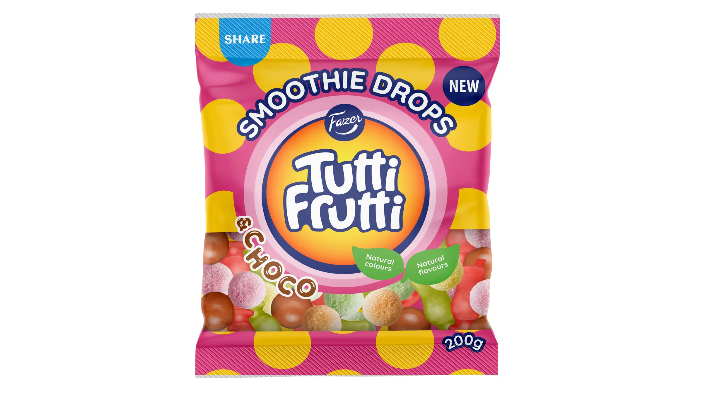 Fazer Tutti Frutti Smoothie Drops & Choco