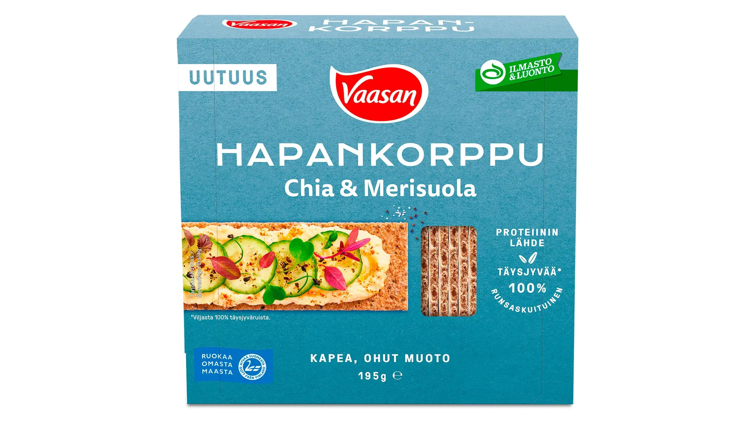 Vaasan Chia & merisuola -hapankorppu