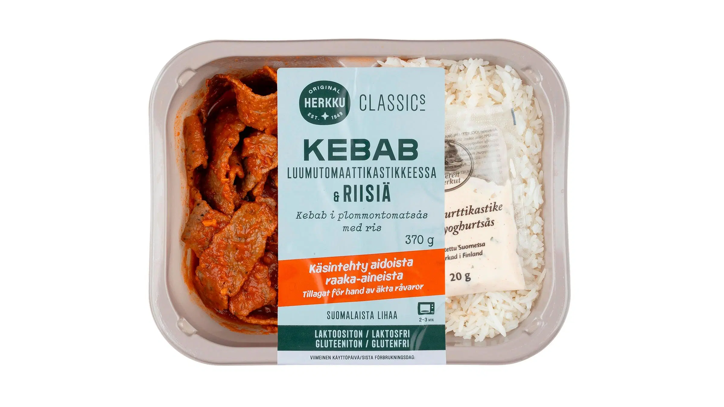 Herkku Kebab & riisiä