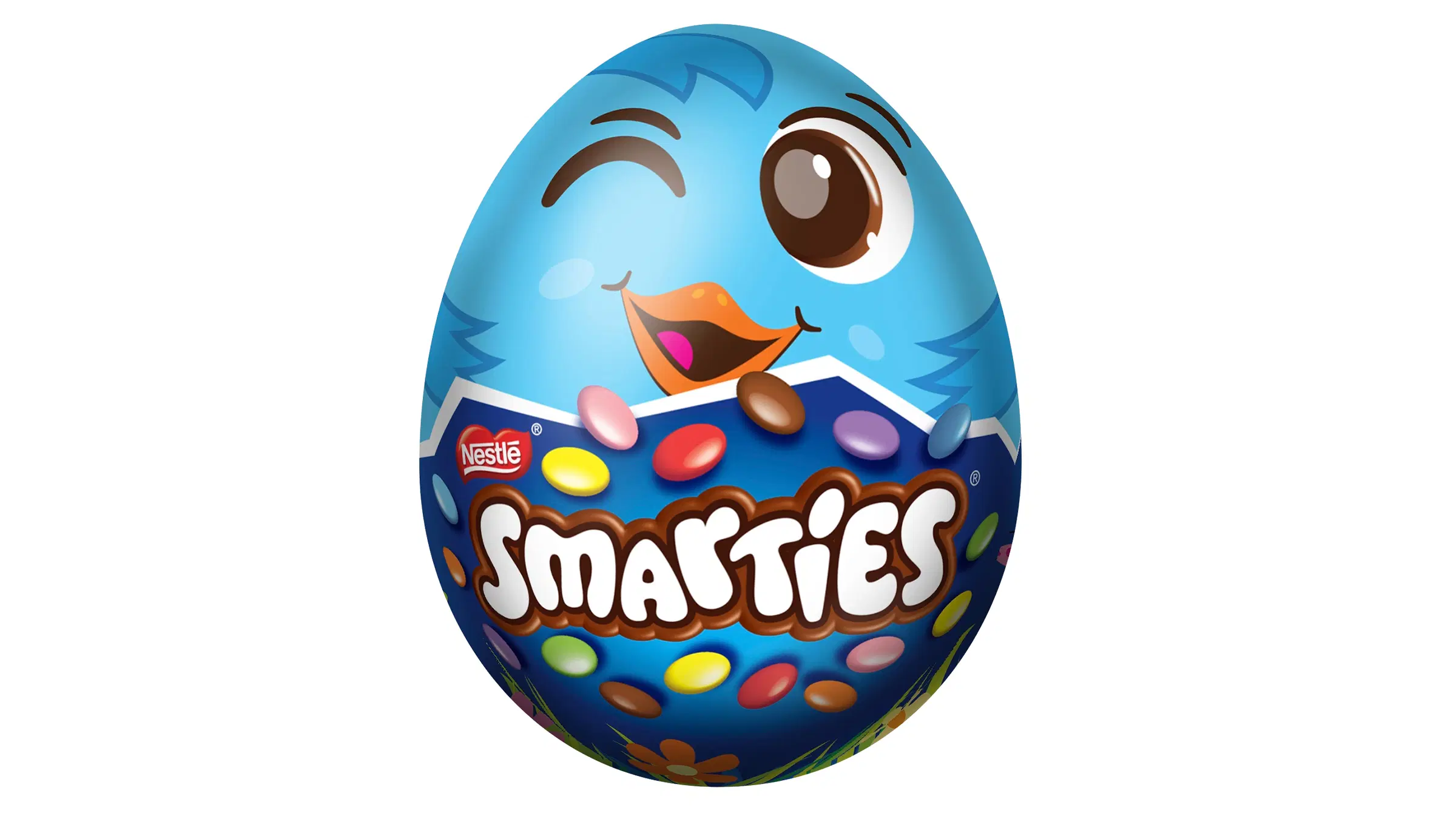 Smarties-pääsiäissuklaamuna