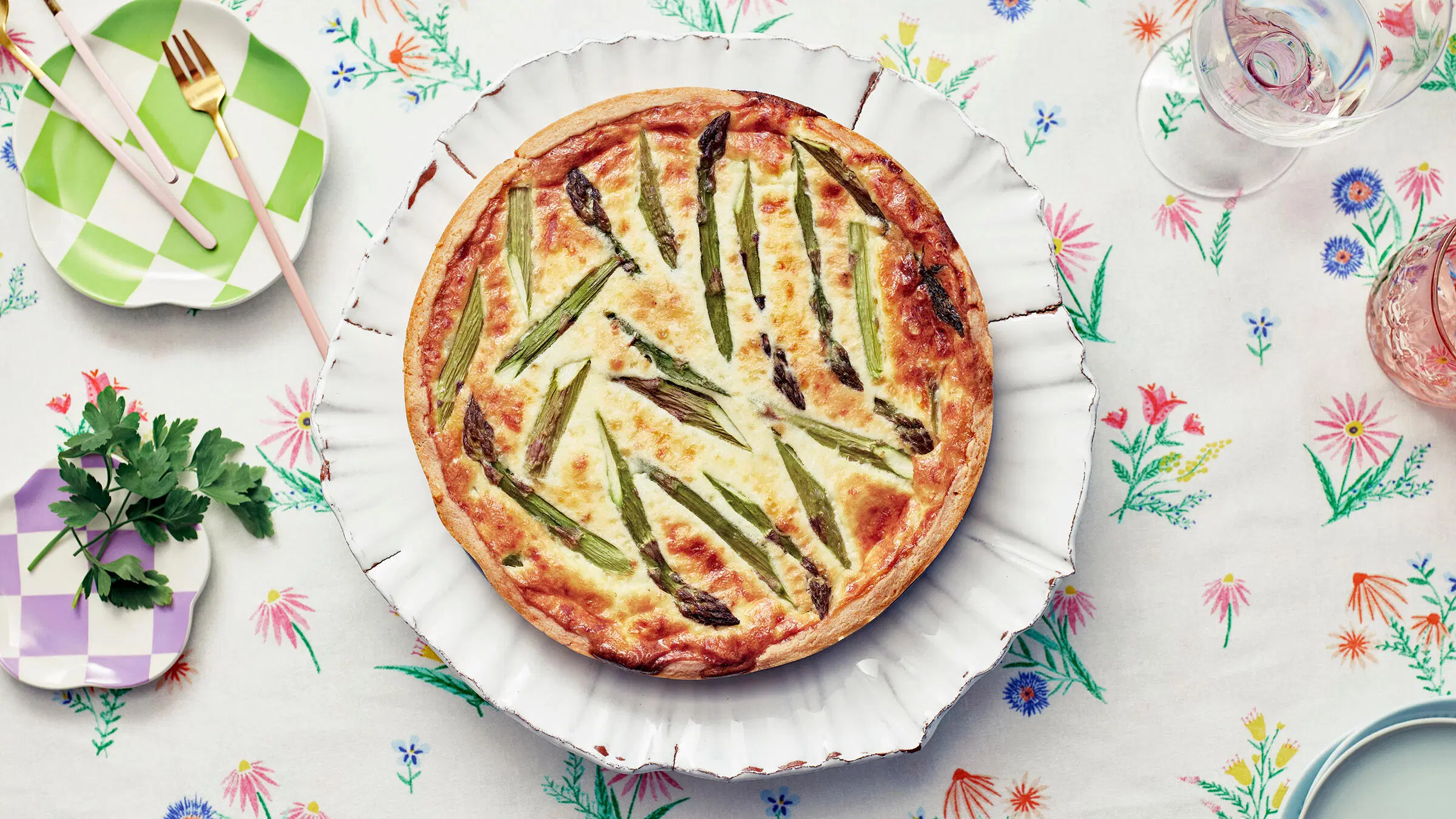 Ranskalainen parsapiirakka