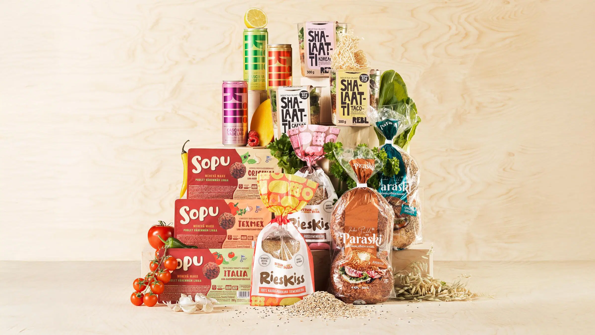 Suomalainen menestysresepti 2026 -tuotteet