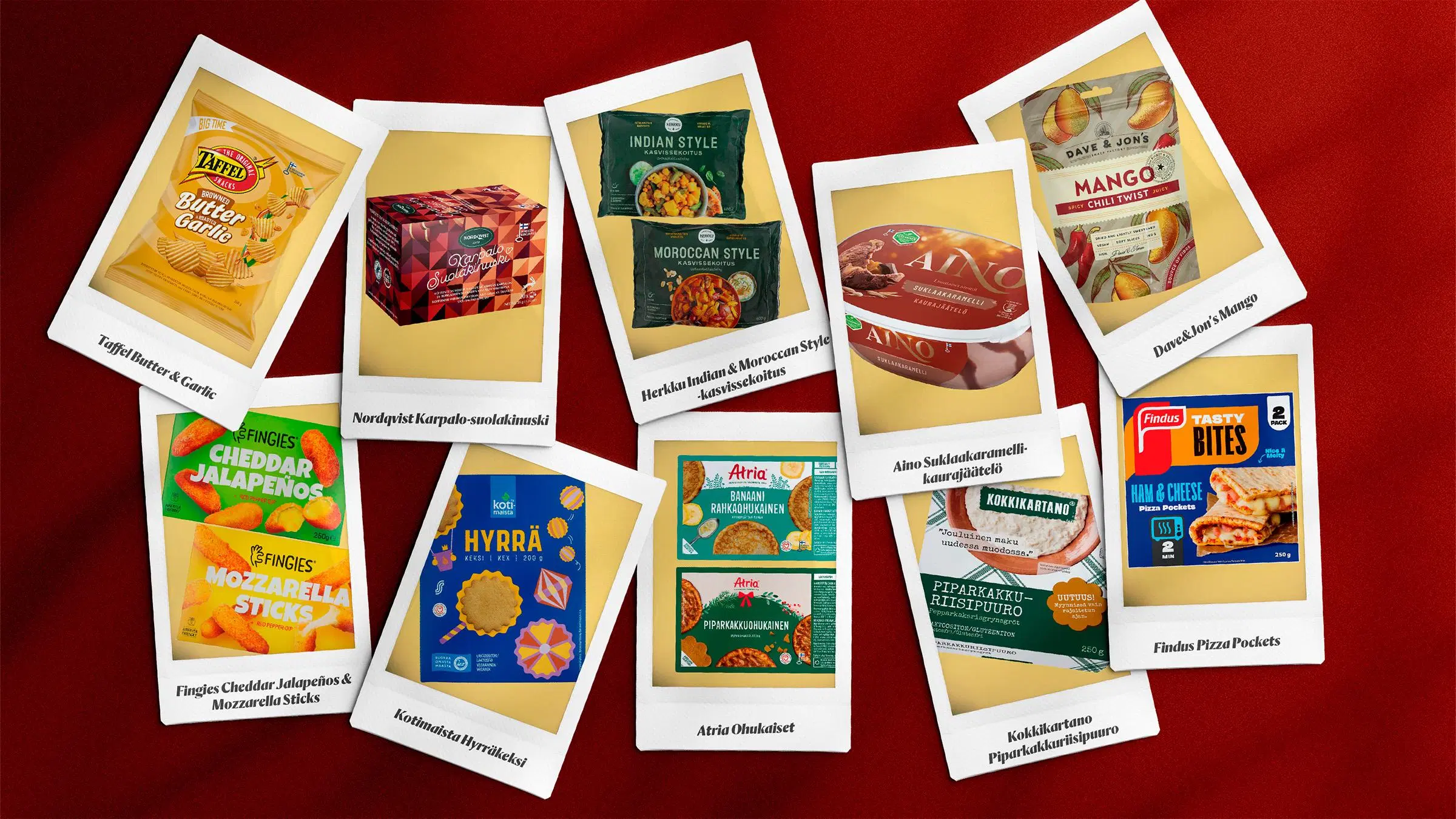 Joulukuun 2025 uutuudet polaroidkuvina