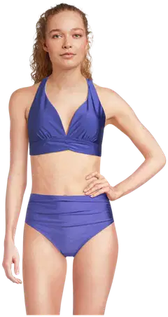 Actuelle naisten bikiniyläosa 215A012621 - SININEN - 1