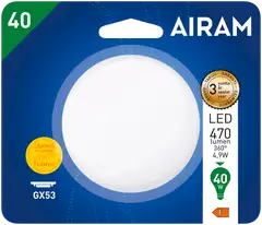 Airam LED kämmenlamppu 4.9W Gx53 470lm - 2