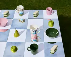 Iittala Satumetsä keväänvihreä-taivaansininen 0,4L muki - 3