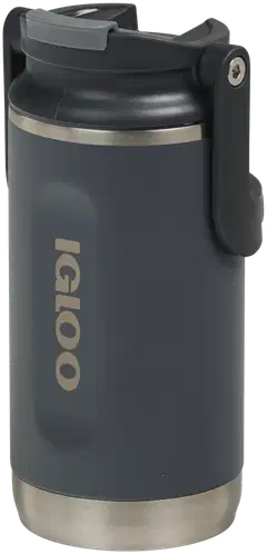 Igloo Flip'n'Sip 360 ml -termosmuki tummanharmaa - 1