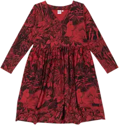 Muumi naisten mekko Hely Rubiini 593105 - tummanpunainen - 1