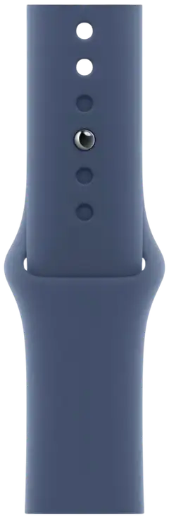 Apple Watch SE GPS 40mm hopeinen alumiinikotelo, denim Sport ranneke - M/L - MXED3QN/A - 3