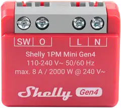 Shelly 1PM Mini Gen4 - 2