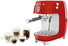 Smeg espressokeitin ECF03RDEU punainen - 10