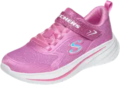 Skechers lasten kimaltava lenkkari tarranauhalla ja venyvillä nauhoilla - Hot Pink - 1