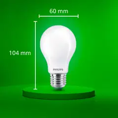 Philips Ultra Efficient LED-lamppu 4W A60 E27 2700K 840LM huurrettu - 3