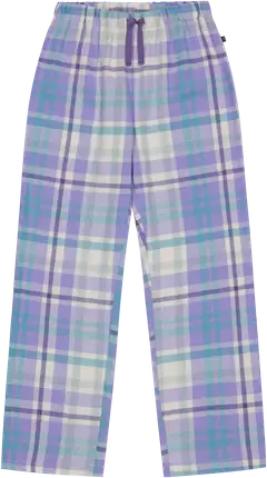 House lasten flanellihousut 232H032604 - LILAVALKOINEN - 1