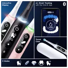 Oral-B iO 6 Grey sähköhammasharja, 2 Vaihtoharjaa, 1 Matkakotelo - 3
