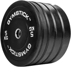 Gymstick Bumper Plate levypaino - MUSTA - 1