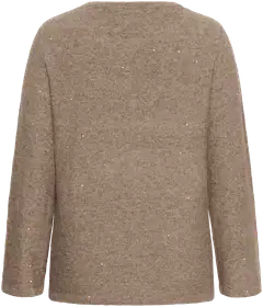 From Lou naisten pluskoon neule Flflora - Taupe Gray Melange - 2