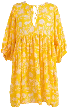 AmandaB naisten mekko Maizie - Keltainen - 1