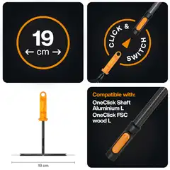 Fiskars OneClick Harvennuskuokka - 2