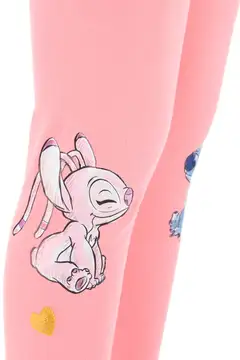 Lasten Lilo & Stitch leggins, laadukas kangas - pink - 6