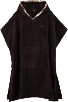 Reino -kylpyponcho ruskea GOTS - 1