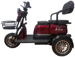 Arvo senioriskootteri p250 punainen - 2