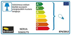 Brilliant lattiavalaisin Nerva valkoinen - 2