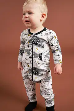 Muumi vauvojen pyjama Jääkarhu 593379 - valkoinen - 6