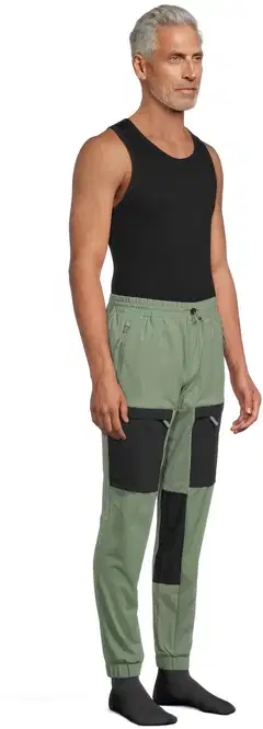 Luode12 miesten retkeily- ja ulkoiluhousut 204L112656 - Oil Green - 4