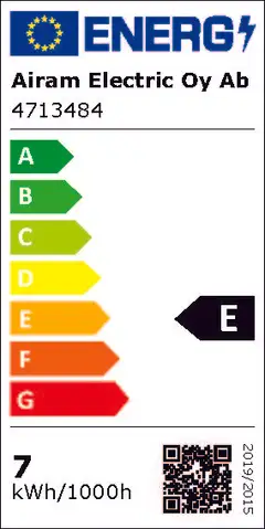 Airam LED 7W vakiolamppu filamentti E27 806lm 2700K - 3