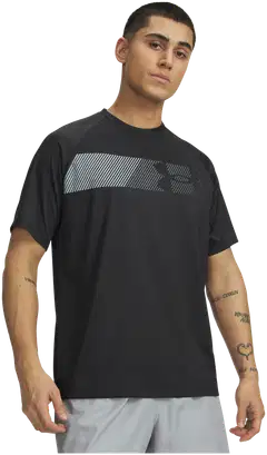 Under Armour miesten lyhythihainen treenipaita UA Tech Graphic Tee 6014733 - Black - 1