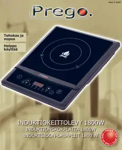 Prego induktiokeittolevy 1800W - 2
