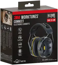 3M™ WorkTunes™ Connect -kuulonsuojaimet langattomalla Bluetooth®-teknologialla 90570E-1 - 10