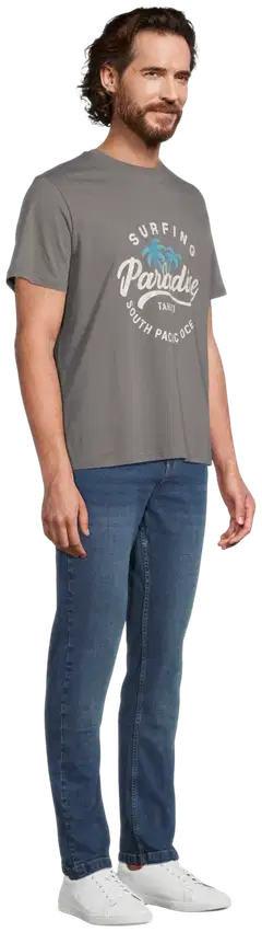 House miesten t-paita Palm Beach 195H152613 - Dark grey - 4