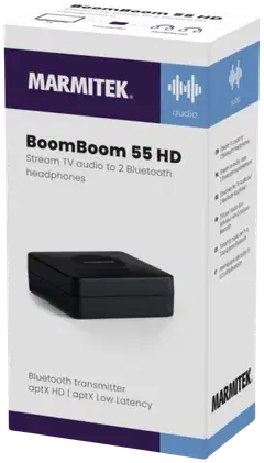 Marmitek Bluetooth-lähetin BoomBoom 55 HD aptX HD kahdelle laitteelle - 10