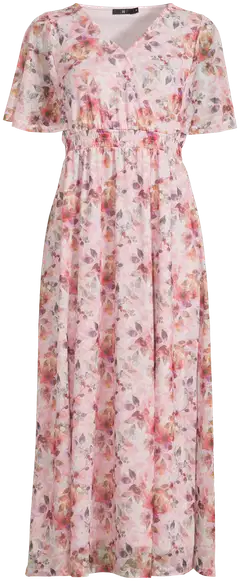 House naisten juhlamekko mesh 218H261743 - Pink AOP - 2