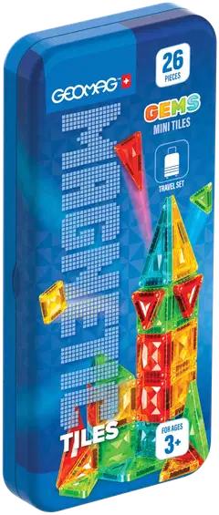 Geomag Magnetic Tiles Mini Gems 26 osaa - 7